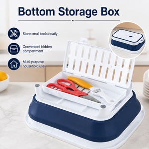 Juego <span class=keywords><strong>de</strong></span> Preparación <span class=keywords><strong>de</strong></span> <span class=keywords><strong>Cocina</strong></span> Plegable Moderno 3 <span class=keywords><strong>en</strong></span> 1: Tabla <span class=keywords><strong>de</strong></span> Cortar, Colador Plegable y Contenedor <span class=keywords><strong>de</strong></span> Almacenamiento para una <span class=keywords><strong>Cocina</strong></span> sin Esfuerzo - Product Image 5