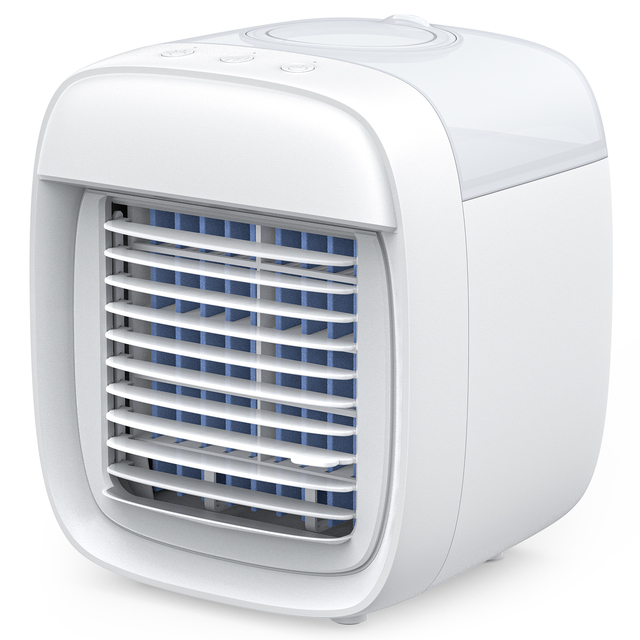 New Product Removable 850ml Water Capacity 7 Color Led Air Cooler Fan Room Use Portable Small Table Air Coolers Mini Fan
