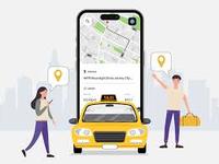 Servicios de aplicaciones móviles de reserva de taxi en línea personalizados de alta calidad Modelo de desarrollador de aplicaciones de Internet DE LA India Marketing Digital