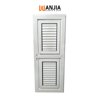 Porte à persiennes pliante en aluminium, cloison intérieure réglable, volet en aluminium