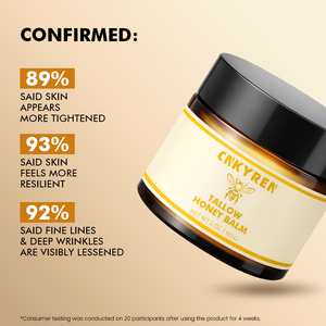 Crème hydratante naturelle au suif de bœuf et au miel, formule nourrissante pour la peau, suif nourri à l'herbe pour le soin du <span class=keywords><strong>visage</strong></span> - Product Image 4