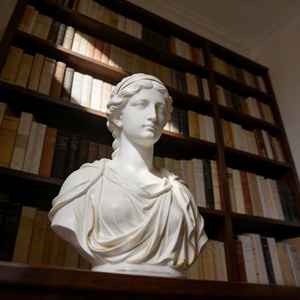 BZY <span class=keywords><strong>Scultura</strong></span> in Resina Personalizzabile, Busto di Dea <span class=keywords><strong>Greca</strong></span>, Ornamento Moderno per l'Ingresso di Casa - Product Image 4