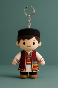 OEM กระเป๋าเป้สะพายหลังตุ๊กตาการ์ตูนน่ารักพวงกุญแจร้อยห้อยเครื่องประดับตุ๊กตาของขวัญวันวาเลนไทน์ - Product Image 6