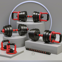 Approvisionnement d'usine Réglable 20K/24KG Gym Haltérophilie Barbell Kettlebell 40Kg Haltère Ensemble Fait de Ciment