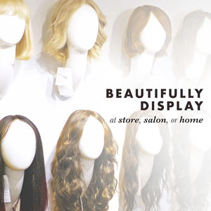 Tête de <span class=keywords><strong>Mannequin</strong></span> <span class=keywords><strong>Buste</strong></span> Mural en Fibre de Verre pour Perruques et Accessoires de Beauté, Couleur Tendance Personnalisée - Product Image 5