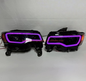 Conjunto de Faros Delanteros RGB Hechos a Mano con Efecto de Persecución, Luces Personalizadas para Jeep Grand Cherokee - Product Image 4