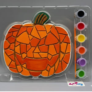 Kit de Pintura de Mosaico de Calabaza para Niños, Manualidades de Arte DIY, Juguete de Dibujo para Tienda de Artículos a un Dólar - Product Image 1