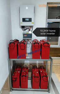 Mercado de EE. UU. Fuera DE LA RED 110V 204V Fase dividida 10KW Inversor 20KWh Batería Lifepo4 Sistema de energía solar híbrido - Product Image 2