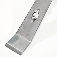 Ensemble de 4 outils de réparation de pneus avec pelle à gratter et rouleau à manche en bois de 6/12mm dans un sac de 561g pour l'entretien des pneus.