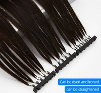 Extension de Cheveux Naturels de Deuxième Génération 6D en Cheveux Humains, Vente Chaude