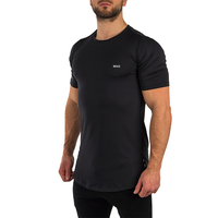 Fabricant de vêtements, t-shirt personnalisé pour homme, t-shirt respirant de haute qualité, coupe ajustée, t-shirt en spandex/coton