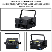 AOPU - Laser DJ couleur pleine 10W sans fausse étiquetage - Projecteur laser - Lumière laser pour mariage