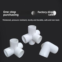 Conexiones de Tubería de PVC de Estándar Americano para Exportación, de Tres y Cuatro Vías, Impermeables, Conexión Hembra Hexagonal Lisa, Garantía de 3 Años