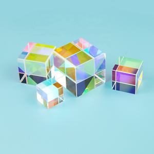 TAXA Mini 20*20*20mm <span class=keywords><strong>BK7</strong></span>/H-K9L Vidro Óptico X-Cube Prisma Transparente Superfície 60/40 Qualidade Personalizável Tamanho Física - Product Image 4