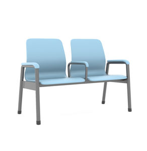 Silla de Espera para Hospitales, Sillón para Aeropuertos, Banco de Asientos para Salas de Espera, Silla de 3 Plazas para Hospitales y Clínicas con Reposabrazos Altos - Product Image 2