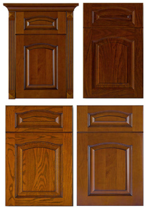 Armadio da <span class=keywords><strong>cucina</strong></span> in legno massello di colore scuro <span class=keywords><strong>con</strong></span> pittura oro - Product Image 5