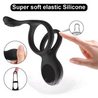 Jouet sexuel adulte pour masseur de prostate vibrateur stimulant anneau de pénis télécommandé anneau de pénis de pénis