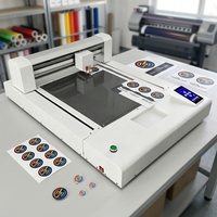 Traceur de découpe à plat à couteau oscillant pour la finition de l'impression numérique, la signalétique, les autocollants, le carton et les boîtes ondulées