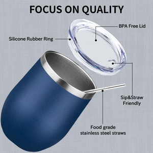 Vaso de Viaje de Acero Inoxidable de Doble Pared Moioco de 12 oz, Mantiene las Bebidas Frías Durante Disfrutar del Sol - Product Image 4