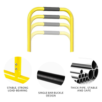 Cadre d'entraînement réglable en acier de haute qualité pour intérieur, barres horizontales jaunes, barres de poussée, supports de dips, salle de sport à domicile, musculation, fitness