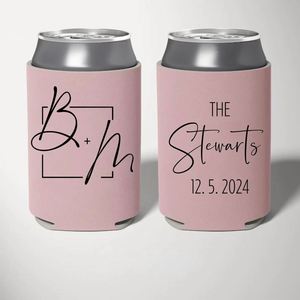 ที่หุ้มกระป๋องน้ำอัดลมแบบกำหนดเองสำหรับงานแต่งงาน  ของชำร่วยงานแต่งงาน  ที่หุ้มกระป๋องเบียร์  ที่หุ้มกระป๋องนีโอพรีน - Product Image 1