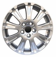 Jantes de voiture 16x7 pouces 5x108 PCD ET52.5mm Offset 52.5mm Alvéole centrale 63.3mm Aluminium Argent Multi-branches Personnalisées pour Berline SUV
