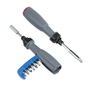 Chrome Vanadium Steel Screwdriver Set 15 In 1 Ratchet With Extendable Rod Magnetic Bits For Home Repair - Product Image 1