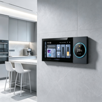 Panel de Control Táctil Inteligente para el Hogar Android con Pantalla Dual, Zigbee Gateway, Interruptor de 2 Canales, Temporizador y Reinicio F6-1