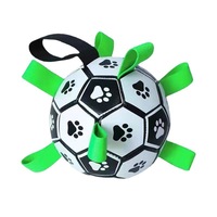 Jouet à mâcher pour chien en PU écologique, balle nettoyante pour les dents, accessoires d'entraînement modernes et tendance, vente en gros