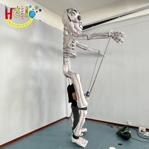 Costume Gonfiabile Gigante a Forma di Teschio di Zucchero per Decorazione Eventi e Feste <span class=keywords><strong>del</strong></span> <span class=keywords><strong>Giorno</strong></span> dei Morti - Product Image 1