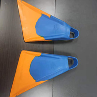 Palmes de surf pour adultes, palmes de plongée pour enfants, entraînement spécial, hommes, femmes, palmes de crawl, palmes de freestyle, bleu, orange, caoutchouc