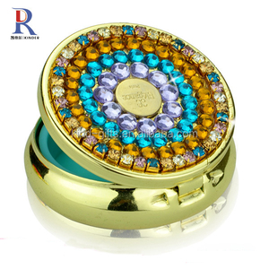 Bling Bling Decorative Pill Boxes metal pill box travel pill box