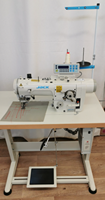 Machine à coudre industrielle informatisée JACK 2284B ZigZag 8 mm à trois points, neuve, pour tissus élastiques de sous-vêtements féminins