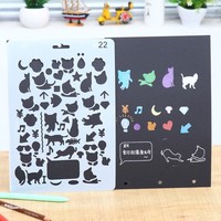 Pochoir universel de peinture sur toile, petits motifs, pour journal