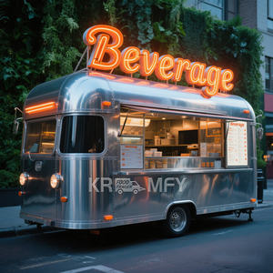 Remorque de cuisine 2025, caravane à churros, café, camions rapides d'occasion, Europe, chariot de nourriture mobile à glace - Product Image 5