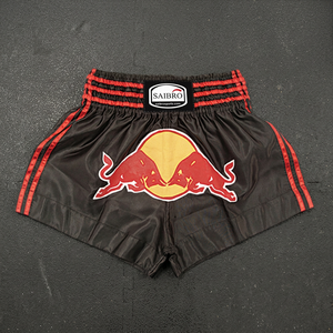Shorts de boxe thaïlandaise en satin de soie 100 % polyester, personnalisables par sublimation, avec couleur et taille sur mesure pour MMA, Muay Thai et arts martiaux - Product Image 5
