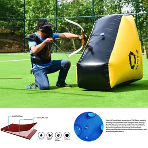 Parcours d'obstacles gonflable CS réaliste pour tir à l'arc et team building en extérieur, en bâche PVC 0,55 mm, sur mesure - Product Image 5