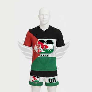 ชุดเสื้อและกางเกงฟุตบอลแฟนคลับปี 2026 แบบ OEM ชุดฝึกซ้อมฟุตบอลแห้งเร็ว - Product Image 1