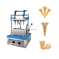 Stérilisateur alimentaire automatique industriel, machine à fabriquer des cornets de glace, des gaufrettes et des biscuits, capacité de 50 à 60 pièces