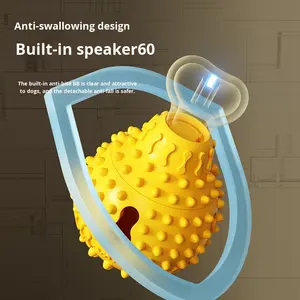 Evernew çevre dostu interaktif kauçuk köpek oyuncak-sıkıntı rahatlama ve diş temizleme tedavi dağıtımı için dayanıklı diş çıkarma topu - Product Image 4