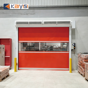 Les portes à grande vitesse industrielles conçues modernes de volet de rouleau de PVC jeûnent surface de finition intérieure d'entrepôt - Product Image 1