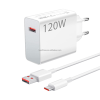 Chargeur Xiaomi 120W Turbo Charge Rapide Prise UE Adaptateur Secteur USB 120W pour Redmi Note 11 12 13 Pro Plus 5G Mi 14 13 13T