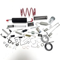 Clips de serrage de tuyau à ressort en Zinc à changement de couleur pour la plomberie de conduite de carburant accessoire de moto de tuyau de vide en Silicone