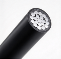 Câble d'alimentation aérien en aluminium Zhongkai JKLY 1x16mm, isolé PE, 0.6/1kV, basse tension, sans gaine, 70°C