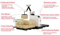 Robot collaboratif industriel pour la palettisation avec empilage à haute vitesse et interface d'installation facile