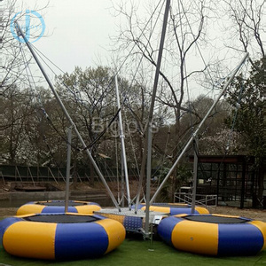 Outdoor Kids and Adult <strong>Bungee</strong> Jumping 4 in 1 Inflatable <strong>Bungee</strong> Trampoline Games - Product Image 4