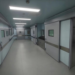 Portes coulissantes hermétiques industrielles en acier pour salle d'opération d'hôpital et clinique - Product Image 3