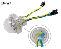 Lumière LED RGB à cabochon de 26 mm, étanche IP67, 3 LED SMD5050 UCS1903 WS2811 pour l'éclairage des parcs d'attractions et des fêtes foraines (OEM OMD)