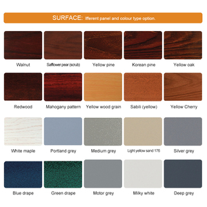 Porte d'<span class=keywords><strong>entrée</strong></span> principale de style américain en bois massif, étanche, à ouverture latérale, 8/9 panneaux, avec surface finie pour <span class=keywords><strong>maison</strong></span> - Product Image 6