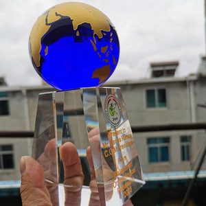 Hypercrafts K9 pha lê giải thưởng chủ trang trí bóng giải thưởng hoạt động hợp tác nhóm và giành chiến thắng-thắng khắc trái đất quà lưu niệm - Product Image 4